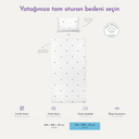 Forest Amigos %100 Organik Pamuk Saten Çocuk Lastikli Çarşaf Seti 120 x 200 cm