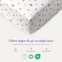 Simba %100 Organik Pamuk Saten Bebek Lastikli Çarşaf Seti 70 x 140 cm