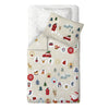 Holiday 100% Organic Cotton Satin Baby Bedding Set