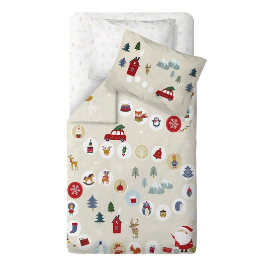 Holiday 100% Organic Cotton Satin Baby Bedding Set
