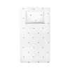 Happy Tony 100% Cotton Baby Fitted Sheet Set - 100x200 cm + 50x70cm
