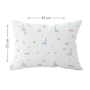 Dino 100% Organic Cotton Baby Pillowcase 35 x 45 cm