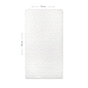 Safari 100% Organic Cotton Baby Fitted Sheet 70 x 140 cm