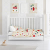 Holiday 100% Organic Cotton Satin Baby Bedding Set