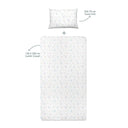 Dino 100% Organic Cotton Kids' Fitted Sheet Set 100 x 200 cm