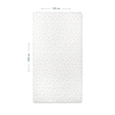 Safari 100% Organic Cotton Kids' Fitted Sheet 100 x 200 cm