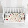 Holiday 100% Organic Cotton Satin Baby Bedding Set