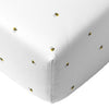 Happy Bee 100% Cotton Satin Elastic Baby Sheet - 100 x 200 cm