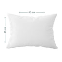 Ranforce Beyaz %100 Organik Pamuk Bebek Yastık Kılıfı 35 x 45 cm