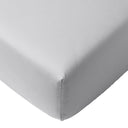 Grey 100% Organic Cotton Kids' Fitted Sheet 100 x 200 cm