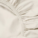Beige 100% Organic Cotton Kids' Fitted Sheet 100 x 200 cm