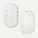 %100 Organik Pamuk Lastikli Bebek Çarşafı 2 Adet - 40 x 70 cm