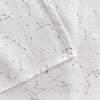 Space Planet White 100% Organic Cotton Satin Baby Bedding Set