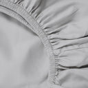 Grey 100% Organic Cotton Kids' Fitted Sheet 100 x 200 cm