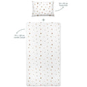 Forest Amigos 100% Organic Cotton Baby Fitted Sheet Set 70 x 140 cm