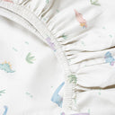 Dino 100% Organic Cotton Baby Fitted Sheet Set 70 x 140 cm