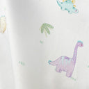 Dino 100% Organic Cotton Baby Fitted Sheet Set 70 x 140 cm