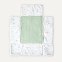 Mint Nakışlı Bebek Alt Açma Çantası