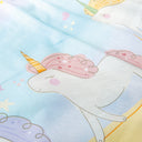 Astra 100% Organic Cotton Single Children's Duvet Cover Set 100 x 200 cm