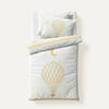 Baloon 100% Organic Cotton Satin Baby Bedding Set