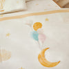Baloon 100% Organic Cotton Satin Baby Bedding Set