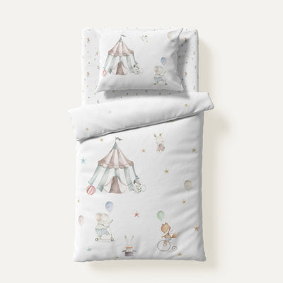 Circus 100% Organic Cotton Baby Bedding Set