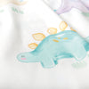 Dino 100% Organic Cotton Satin Baby Bedding Set