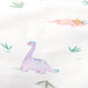 Dino 100% Organic Cotton Satin Baby Bedding Set