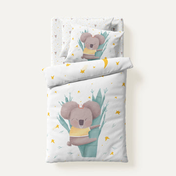 Koko 100% Organic Cotton, Satin Baby Bedding Set