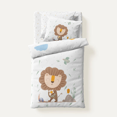 Simba % Organic 100 Cotton, Satin Baby Bedding Set