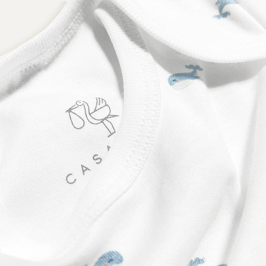 Aqua %100 Oganik Pamuk Uzun Kollu Bebek Body