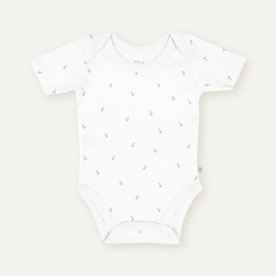 Feather %100 Organik Pamuk Kısa Kollu Bebek Body