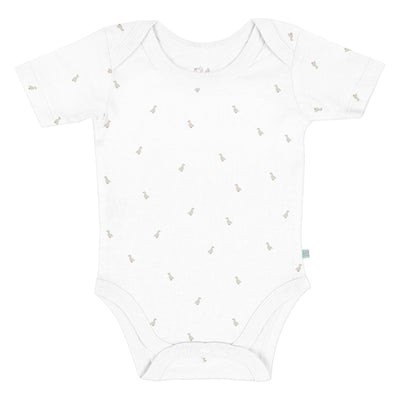 Feather %100 Organik Pamuk Kısa Kollu Bebek Body