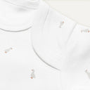 Feather %100 Organik Pamuk 2'li Kısa Kollu Bebek Body Seti