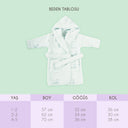 Boubou Embroidered 100% Organic Cotton Baby & Toddler Bathrobe