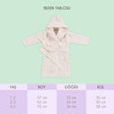 Happy Tony Embroidered 100% Organic Cotton Baby & Toddler Bathrobe