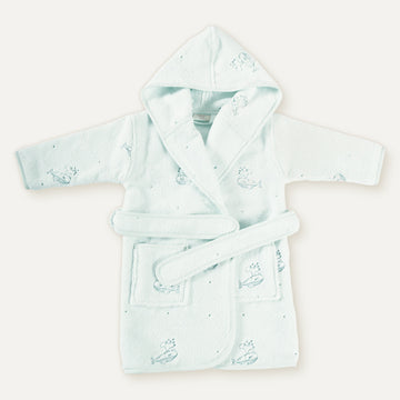 Boubou Embroidered 100% Organic Cotton Baby/Child Bathrobe