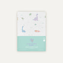 Dino 100% Cotton Satin Elastic Baby Sheet - 100 x 200 cm