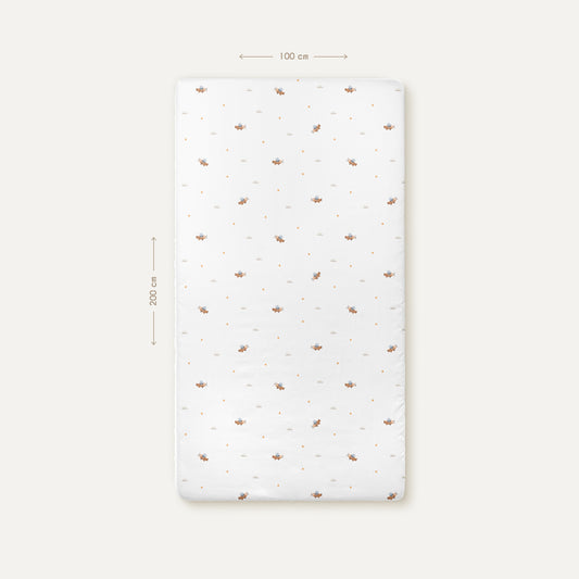 Happy Tony %100 Organik Pamuk Saten Tek Kişilik Çocuk Nevresim Takımı