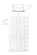 Koko 100% Organic Cotton Baby Fitted Sheet Set 70 x 140 cm