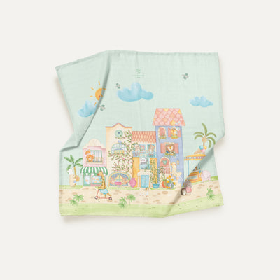 Dolce Villa %100 Organik Pamuk Müslin Örtü 100 x 100 cm