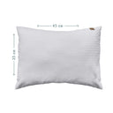 Waffle Poplin Grey 100% Organic Cotton Baby Pillowcase 35 x 45 cm