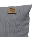 Waffle Poplin Smoke Grey 100% Organic Cotton Kids Pillowcase 50 x 70 cm