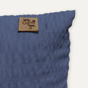 Gofre Poplin %100 Organik Pamuk Bebek Yastık Kılıfı 35 x 45 cm Lacivert