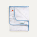 Boubou %100 Organik Pamuk Çift Taraflı Biyeli Müslin Battaniye 90 x 120 cm