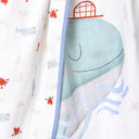 Boubou %100 Organik Pamuk Çift Taraflı Biyeli Müslin Battaniye 90 x 120 cm