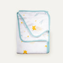 Koko %100 Organik Pamuk Çift Taraflı Biyeli Müslin Battaniye 90 x 120 cm