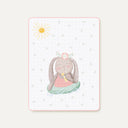 Loulou 100% Organic Cotton Double-Sided Muslin Blanket with Piping, 90 x 120 cm