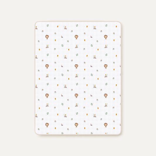 Simba 100% Organic Cotton Double-Sided Muslin Blanket
