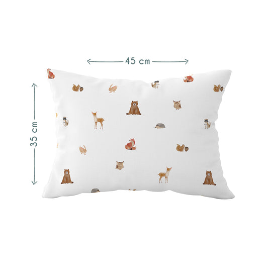 Forest Amigos 100% Cotton Satin Pillowcase - 35x45 cm